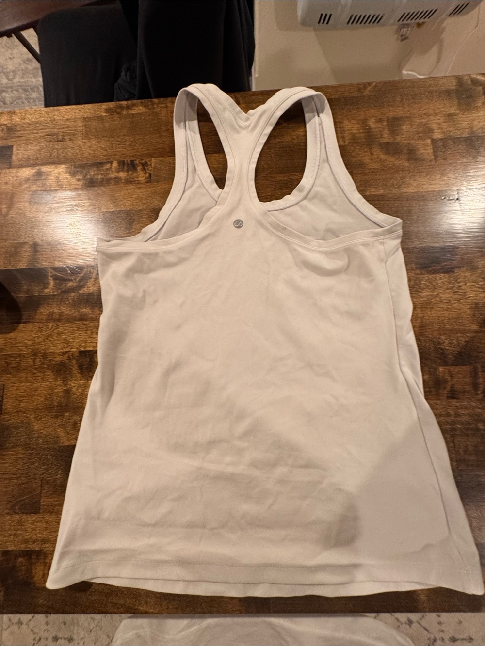 CRZ YOGA White Racerback Performance Tank - Picture 4 of 5